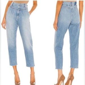 MOTHER Superior The Pleated Popular Peg Jean Color: Intoxicated Size 25